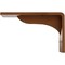 Ekena Millwork Embrey Steel Bracket, Hammered Copper 2"W x 6"D x 3 3/4"H BKTM02X06X03EBHCO - alternate 5